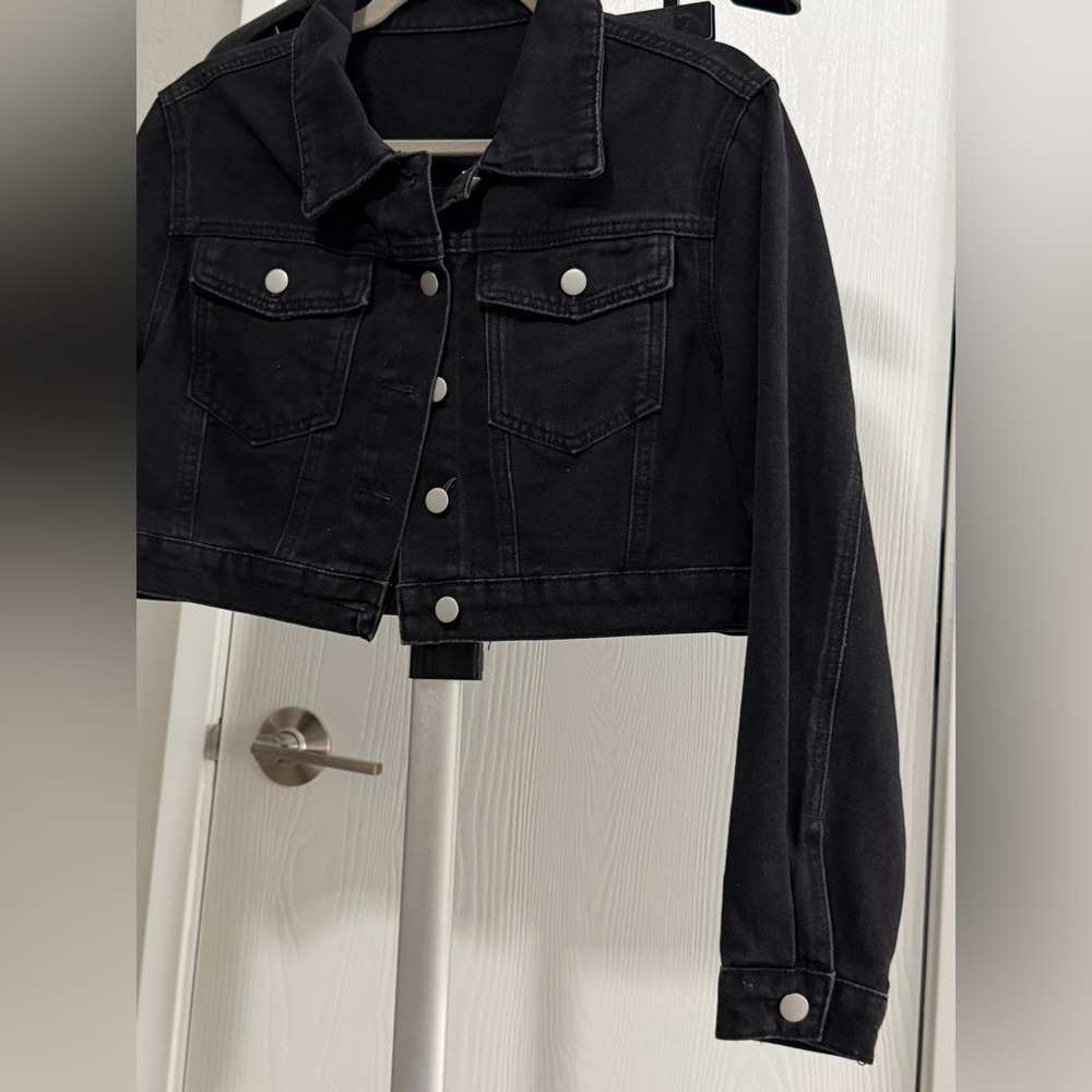 Black Denim Jean Jacket